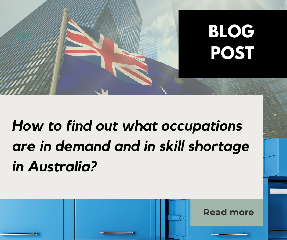 How to find out what occupations are in demand and in skill shortage in Australia?